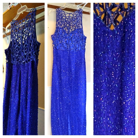 Scala Dresses & Skirts - NWOT Royal Blue Holiday Dress.